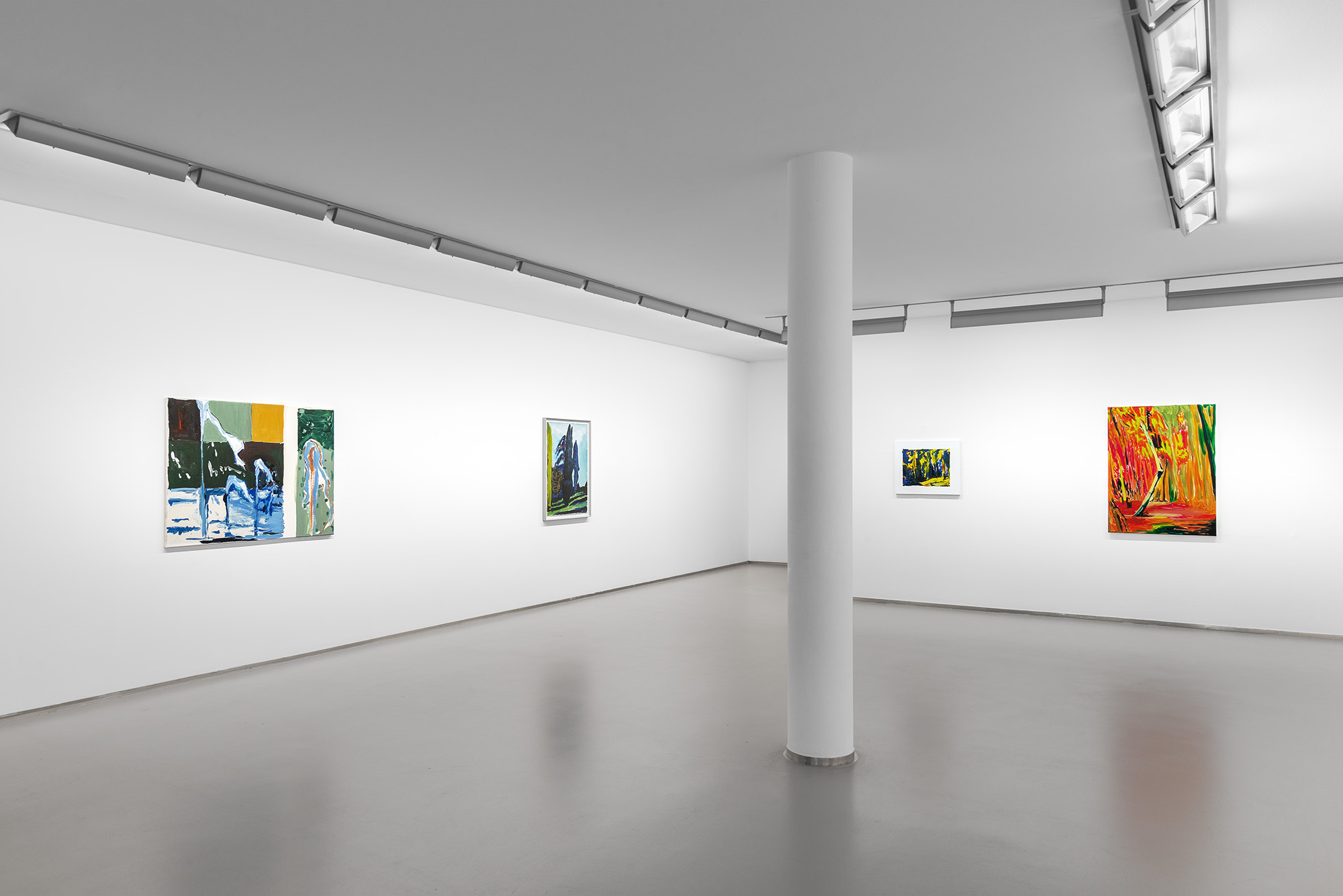 Tobias Hantmann, 3 Sets of Painting, Set 2, Exhibition view, 2021