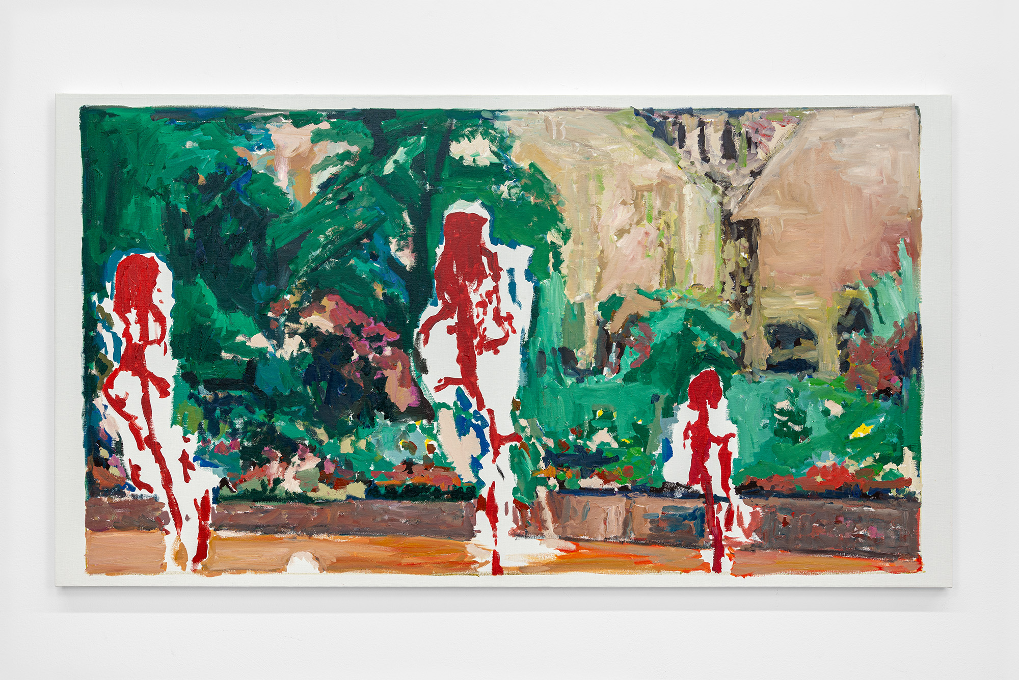 Tobias Hantmann, untitled, 2021, oil on canvas, 85 x 155 cm