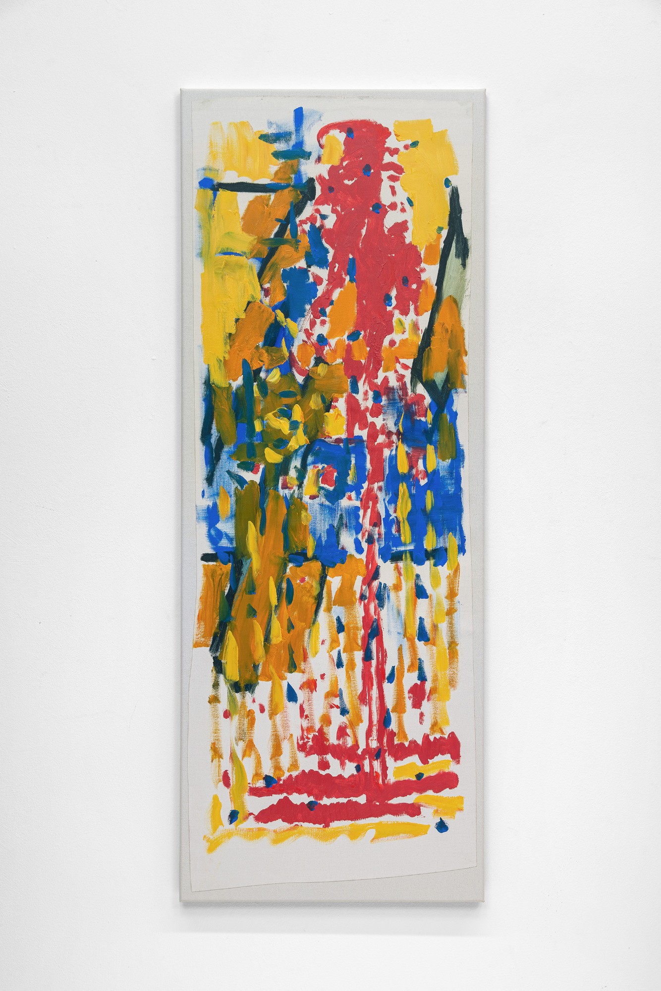 Tobias Hantmann, untitled, 2020, oil on canvas, 134 x 48 cm