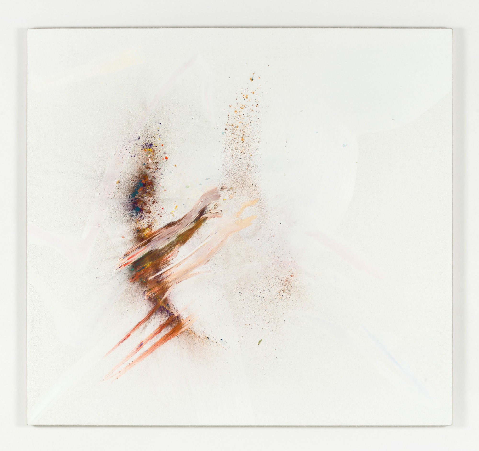 Thilo Heinzmann, O.T., 2020, oil, pigment on canvas, 138 x 83 x 8,5 cm