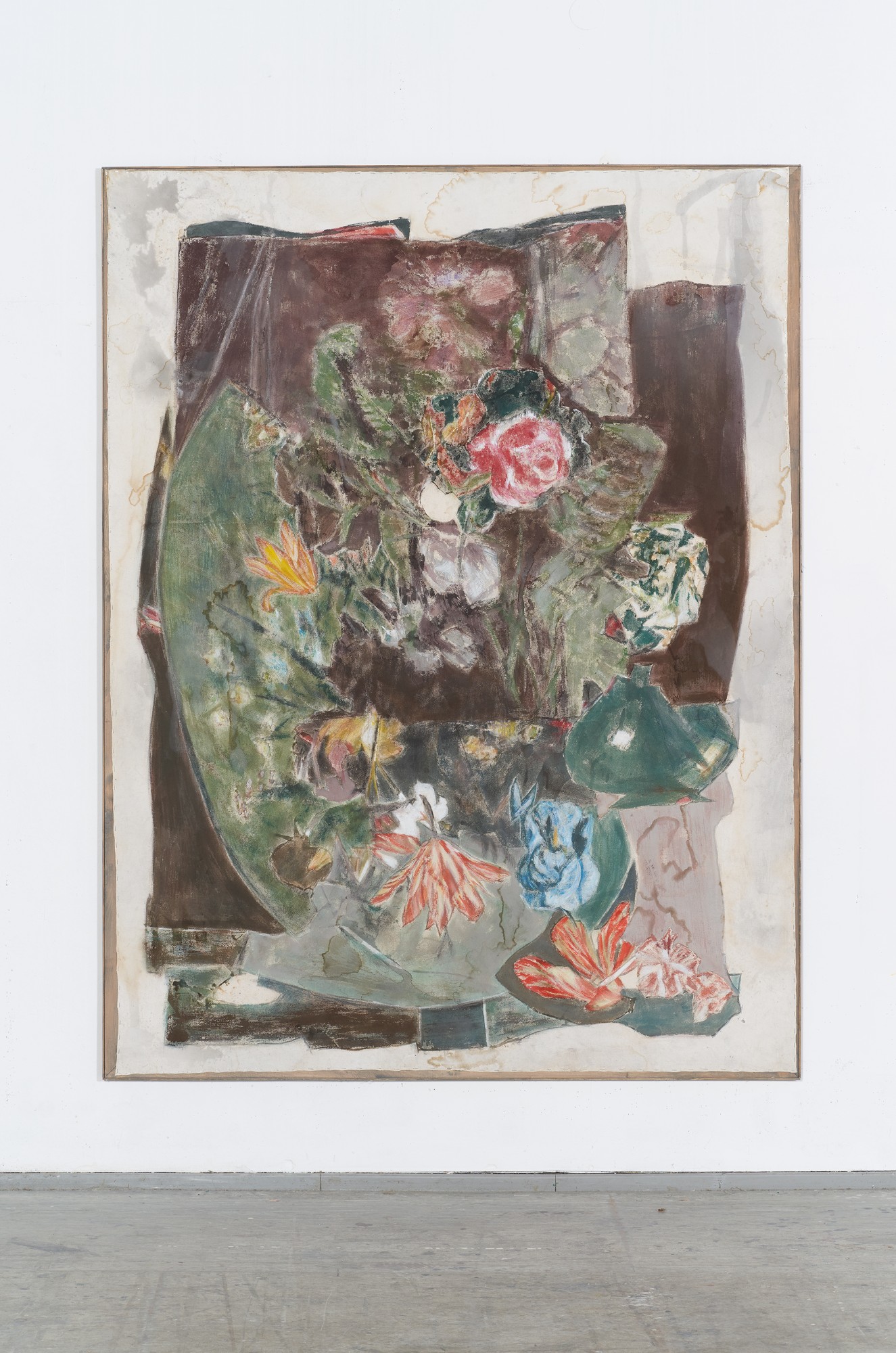 Erwin Gross, Untitled, 2016, acrylic, pigment on cotton, 224 x 171 cm