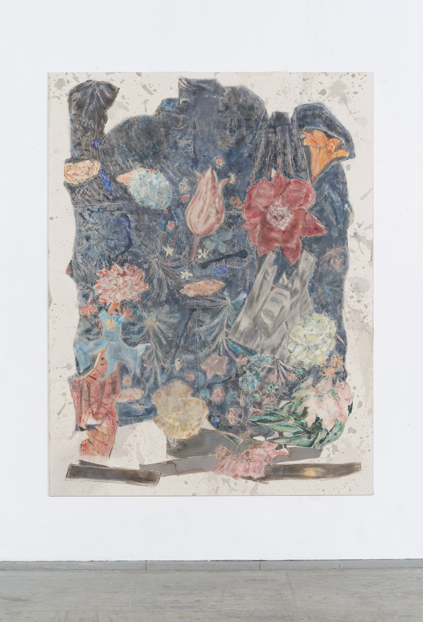 Erwin Gross, Untitled, 2016, acrylic on cotton, 214 x 164 cm
