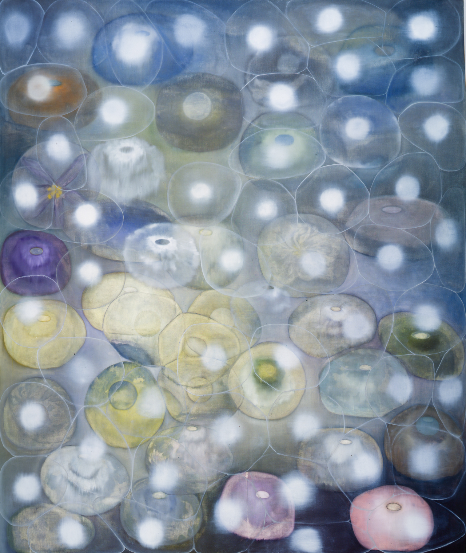 Ross Bleckner, In Sickness and Health, 1996, oil oon canvas, 213,3 x 182,8 cm