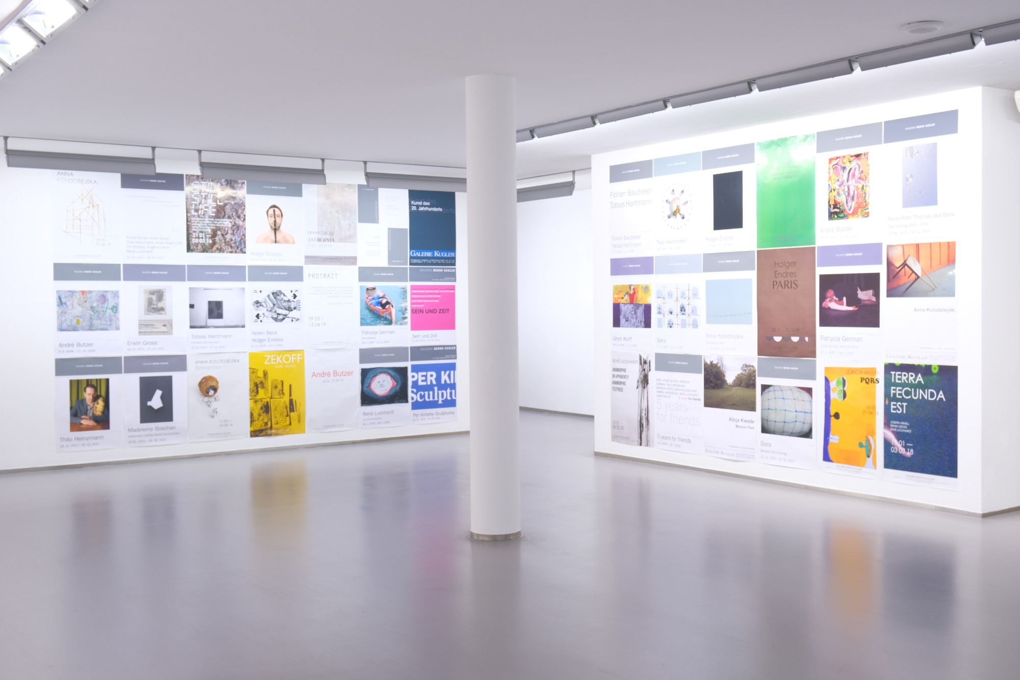 Ausstellungsplakate 2004 - 2020, Exhibition view, 2020