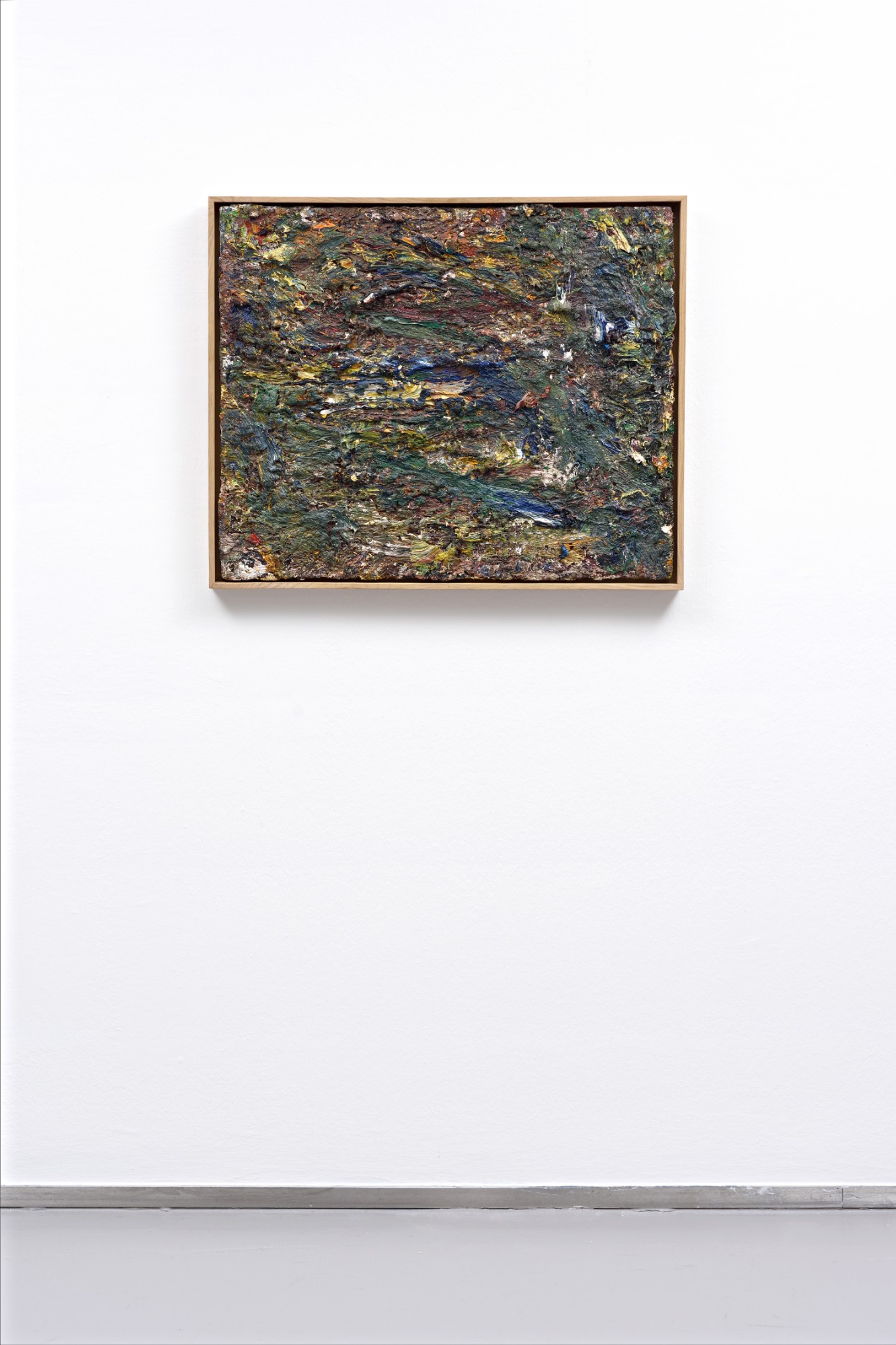 Eugène Leroy, Mer verte, 1993, oil on canvas, 60 x 72 cm