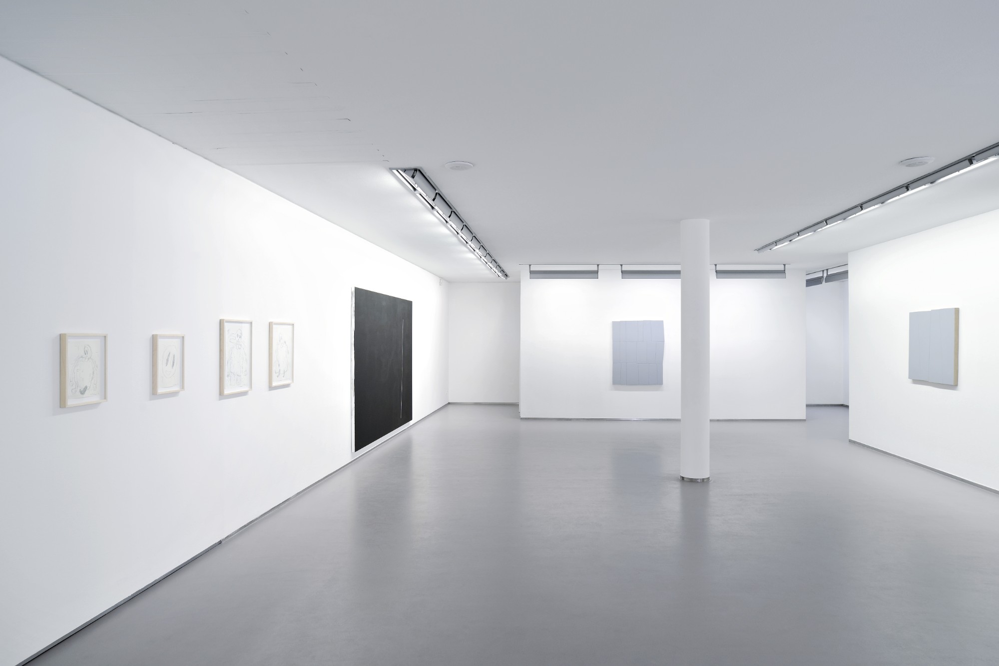 André Butzer, Daniel Mendel-Black, Exhibition view, 2017