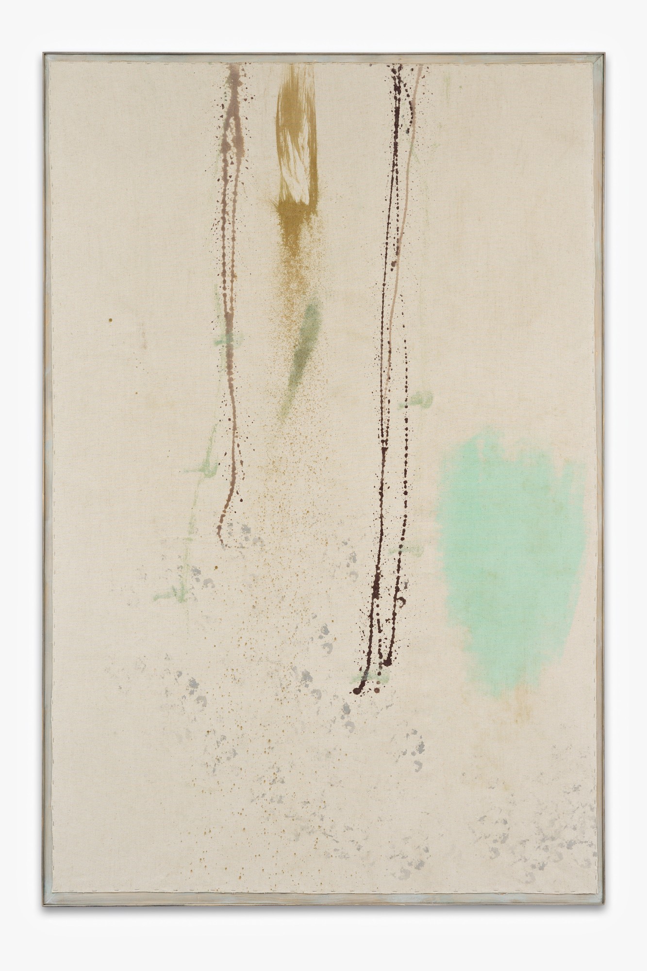 Erwin Gross, Fockea, 2012, acrylic, pigment on cotton, 215 x 143 cm