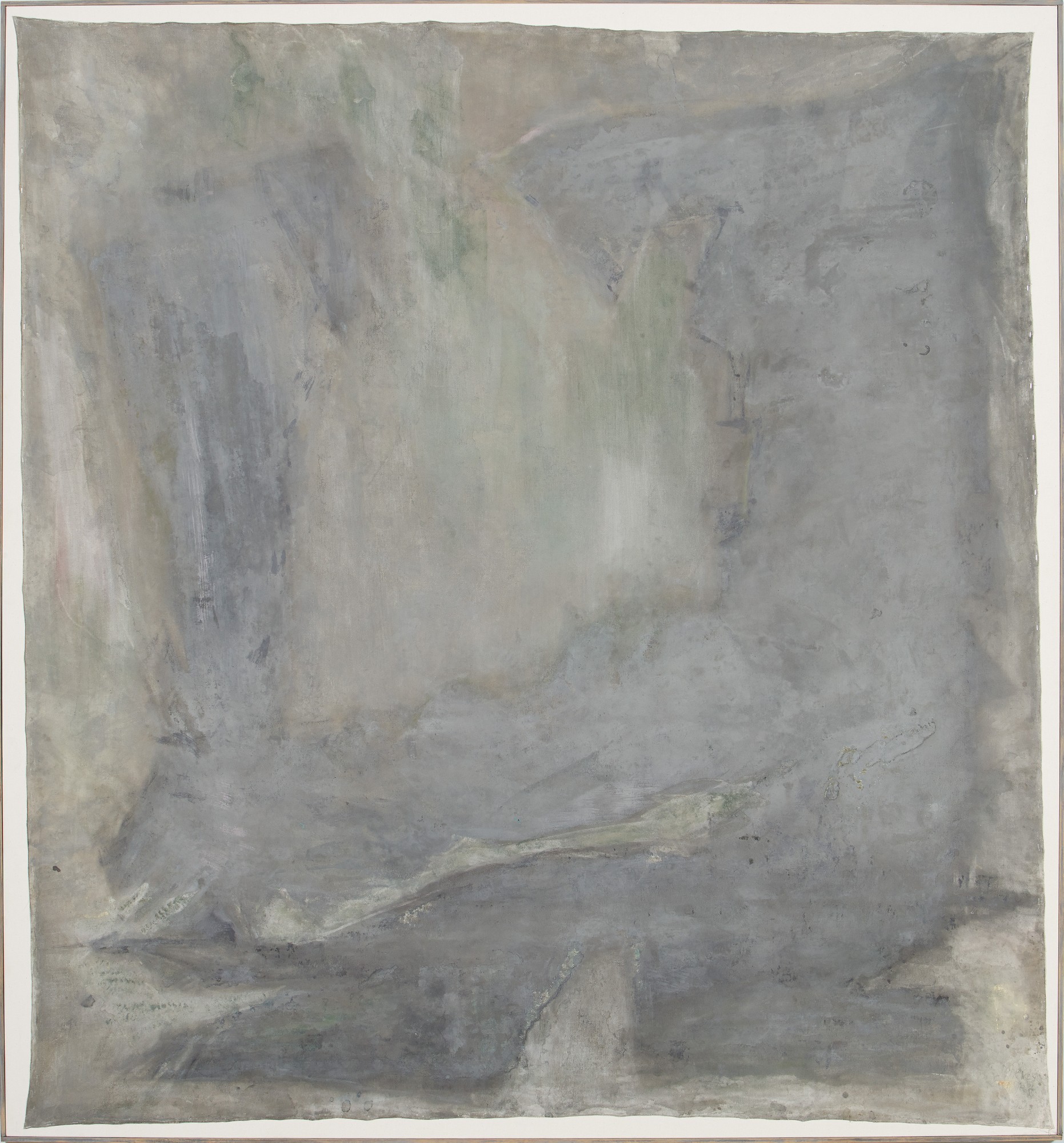 Erwin Gross, Hohlweg, 2013, acrylic, pigment on cotton, 212 x 199 cm