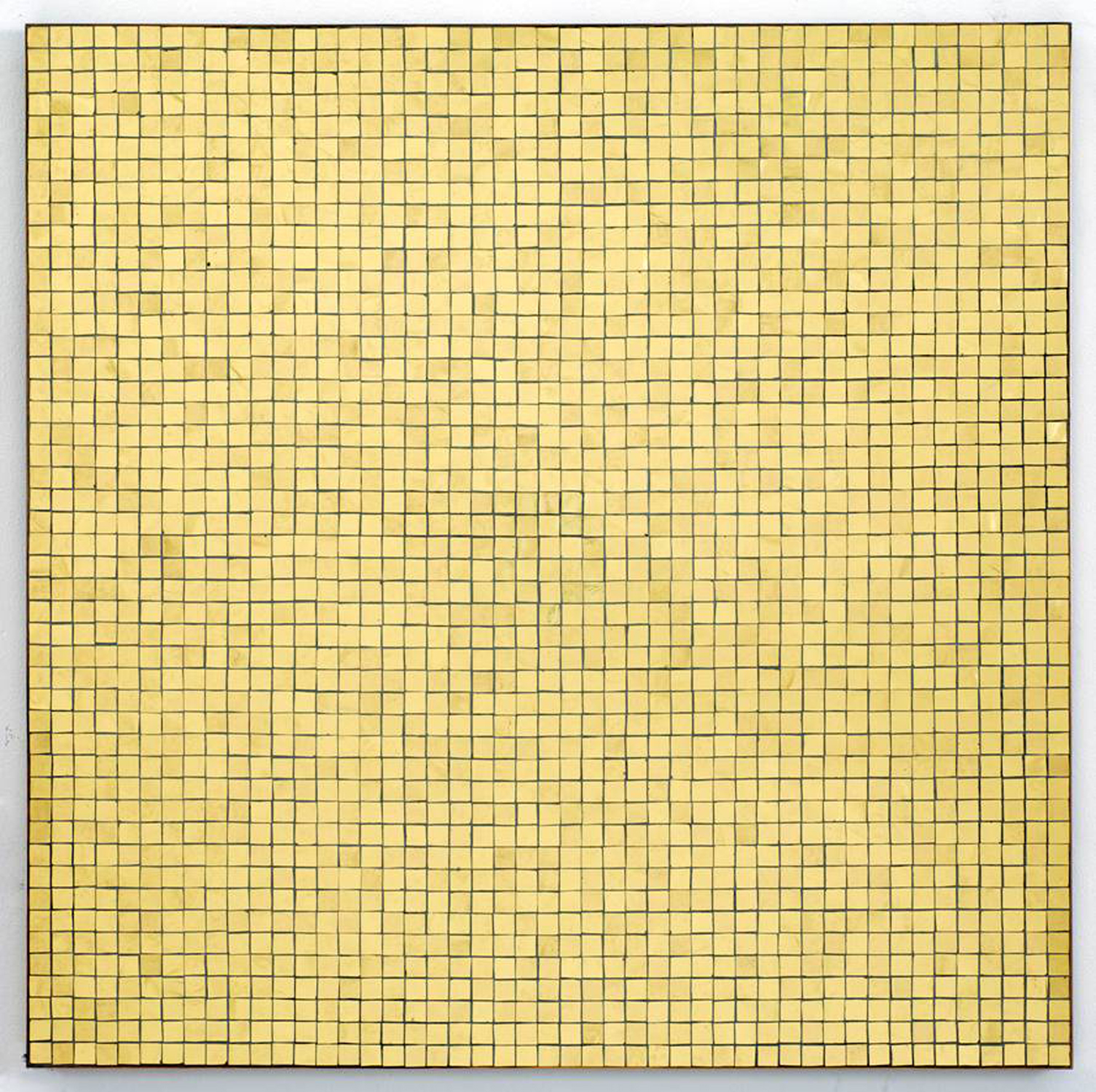 John M Armelder, Popoxcomitl, 2006, gold mosaic, 100 x 100 cm