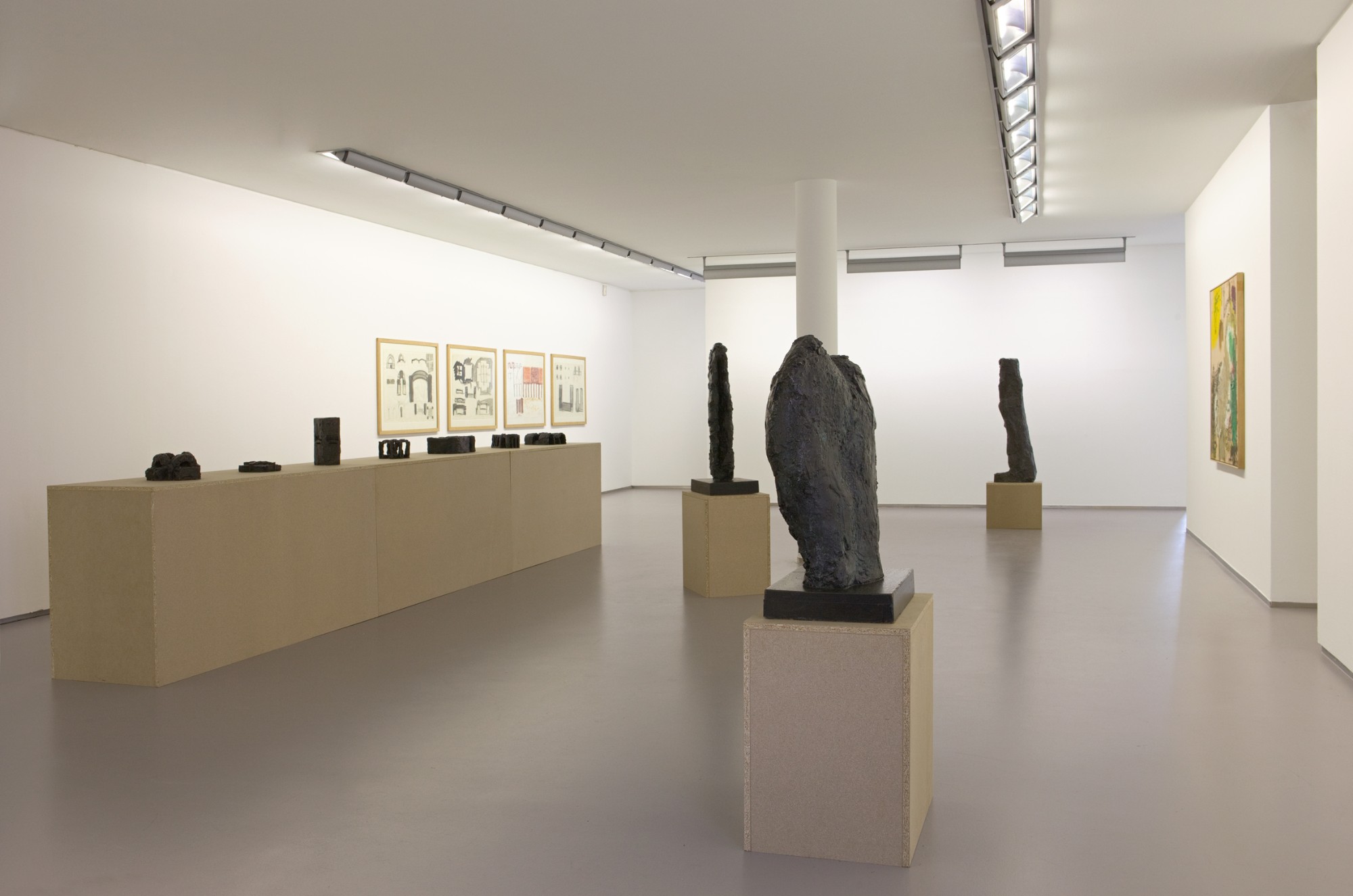 Per Kirkeby, Sculptures, Exhibition view, 2014