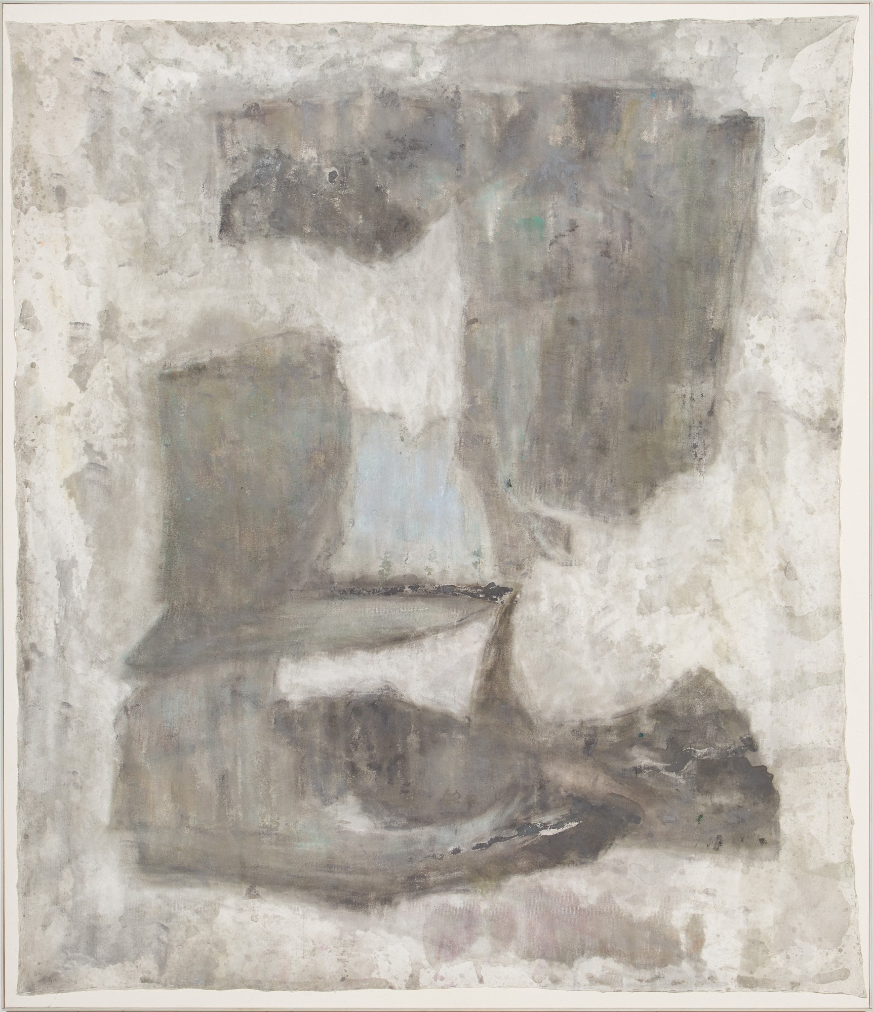 Erwin Gross, G.W., 2012, acrylic, pigment on cotton, 200 x 172 cm