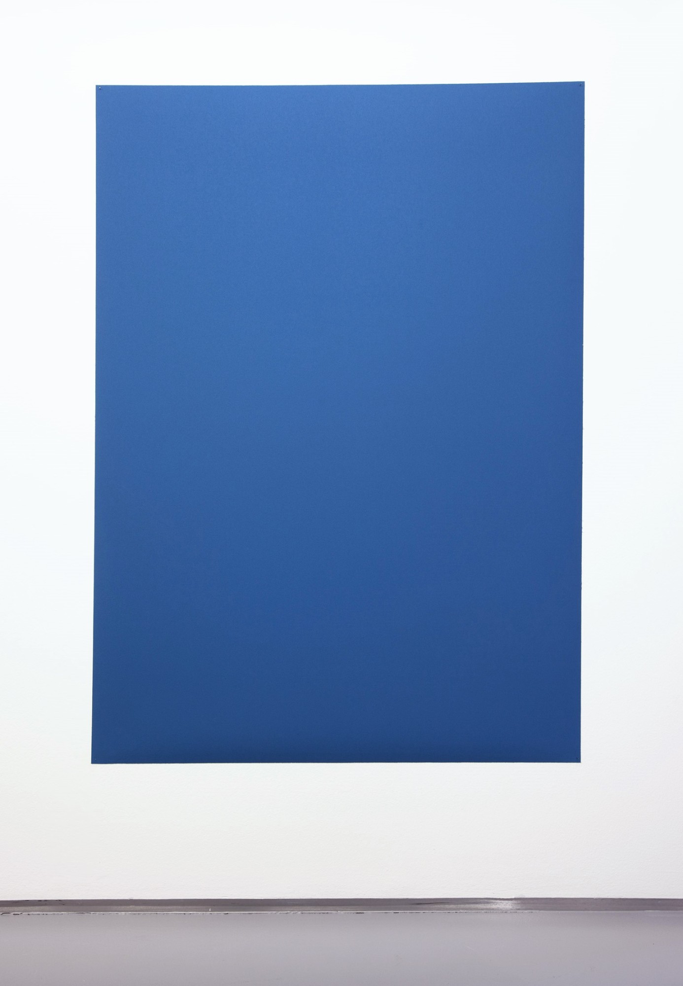 Tobias Hantmann, Pistill der Iris, blau, mittel, 2011, sandpaper, 194 x 140 cm