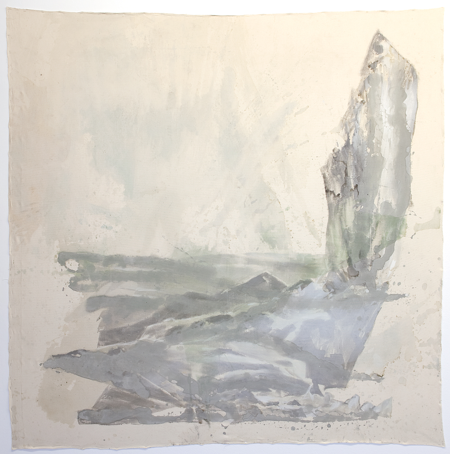 Erwin Gross, Von Abend zu Abend (Nr. 6), 2010, Acryl, Pigment auf Baumwolle, 216 x 214 cm (2)