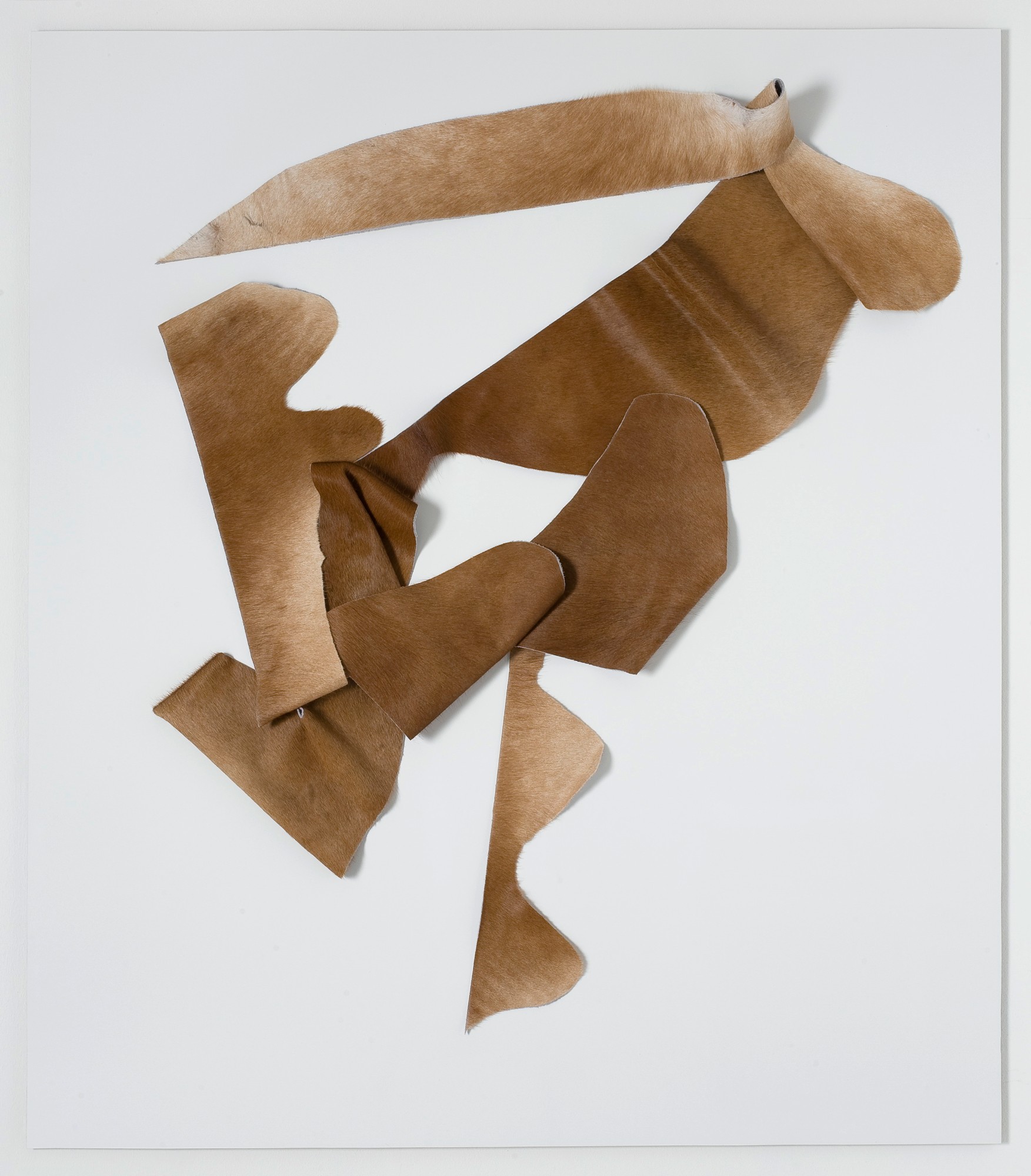 Thilo Heinzmann, O.T., 2009, fur, aluminium, 148 x 130 cm