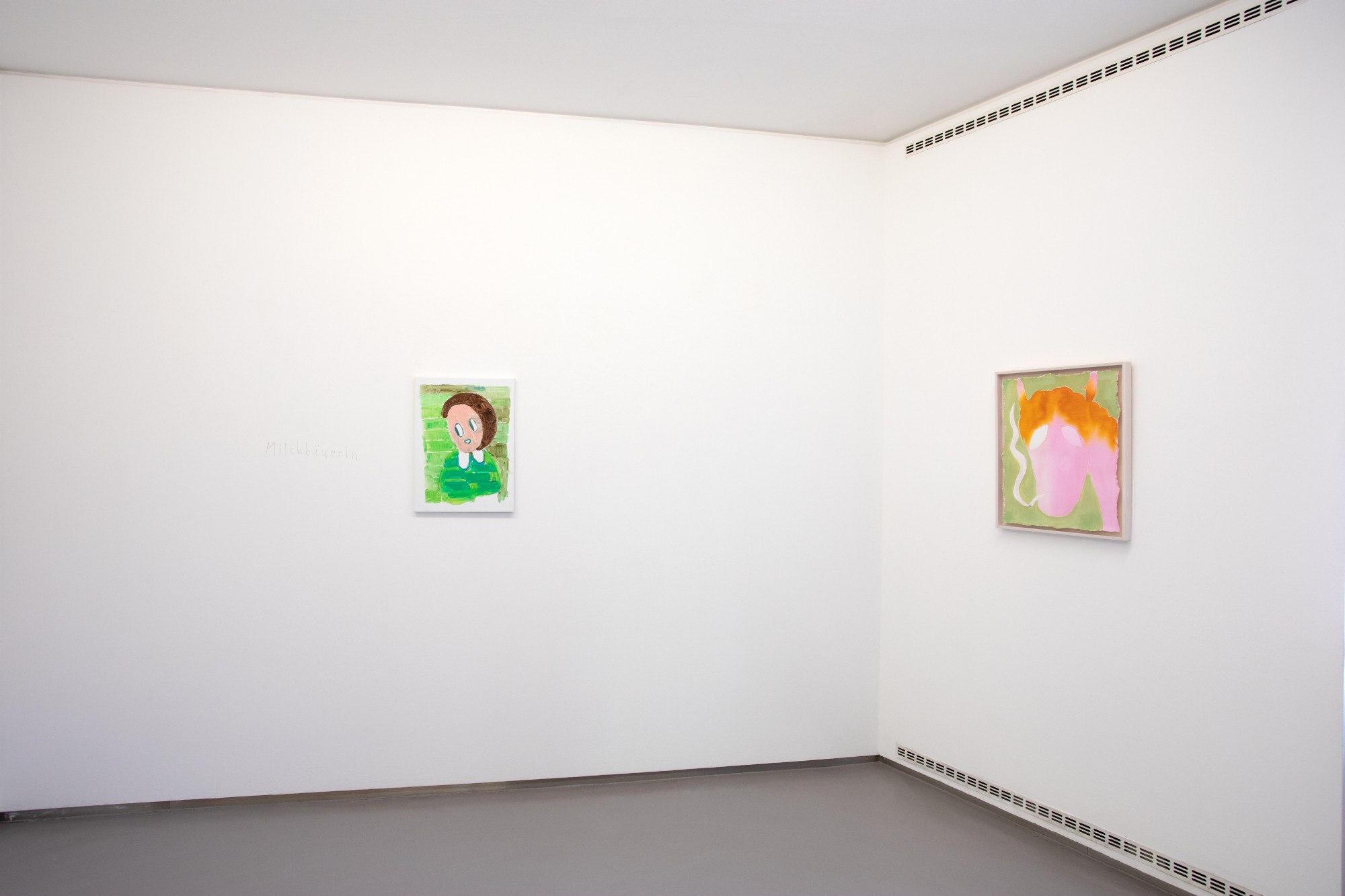 Sarah Bogner, André Butzer, Exhibition view, 2022