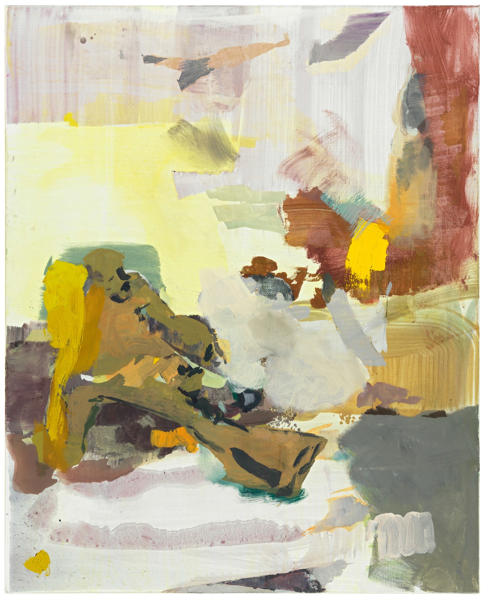 Maki Na Kamura, Camp II, 2023, oil, tempera on canvas, 155 x 125 cm